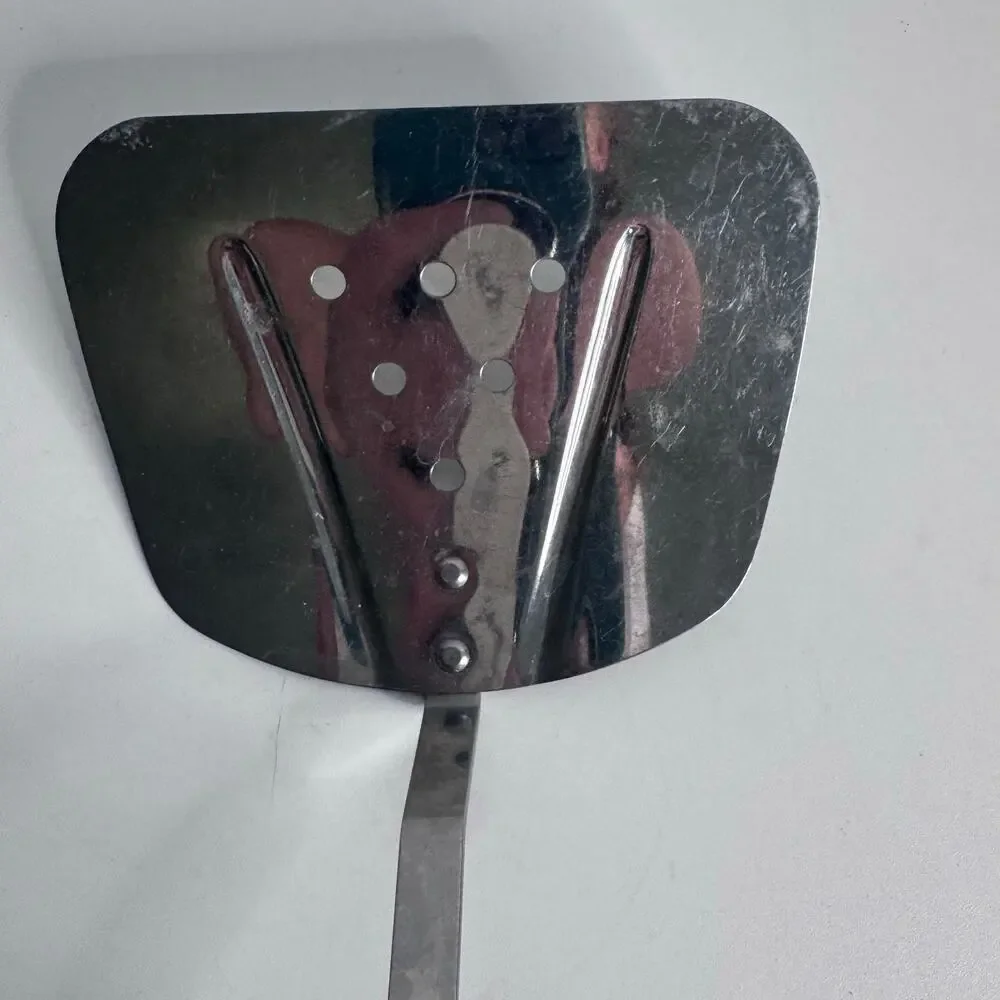 Vintage Retro Extra Wide Stainless Steel Pancake Turner Kitchen Tools Spatula